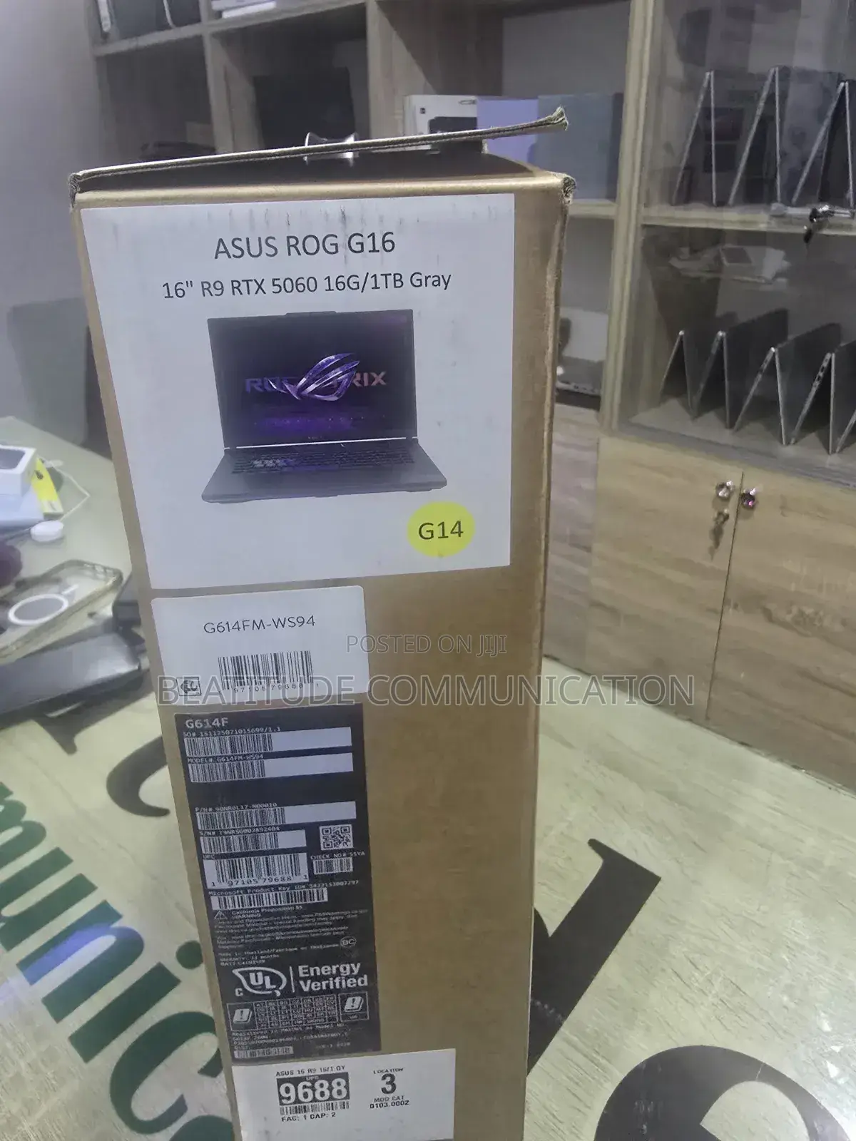 Laptop Asus ROG Strix G16 G614 16GB AMD Ryzen 9 SSD 1T