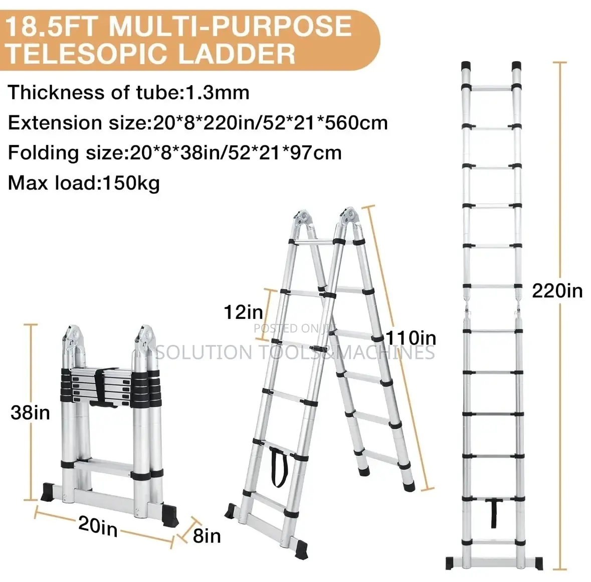 Portable Foldable Ladder