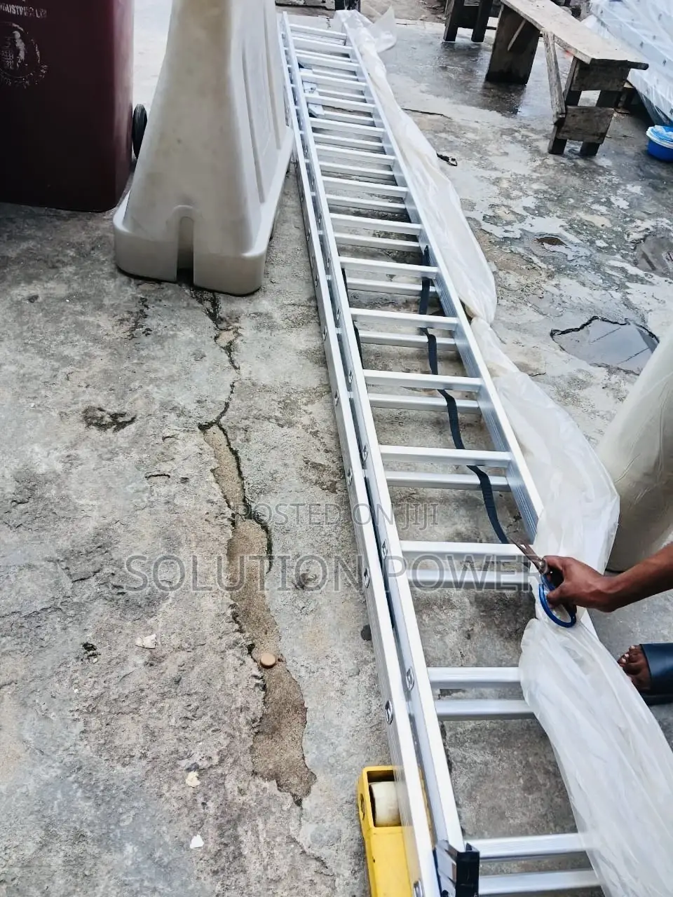 Top Safe Outdoor 2 Section Multi- Purpose Extension Ladder 2 *16