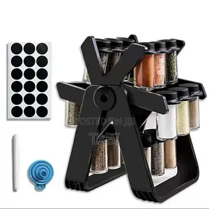 18pcs Spice Jar With Rack