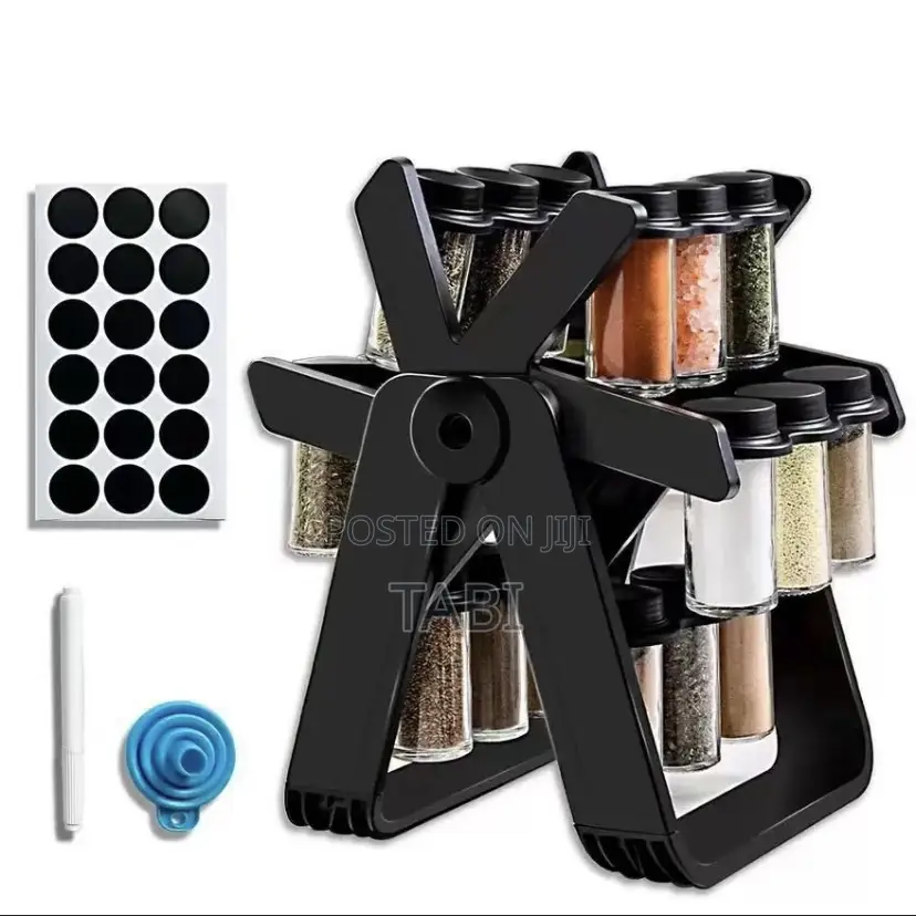 18pcs Spice Jar With Rack