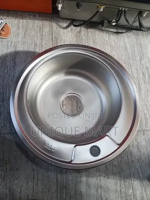 49 by 49 Cm Round Shaped Stainless Kitchen Sink