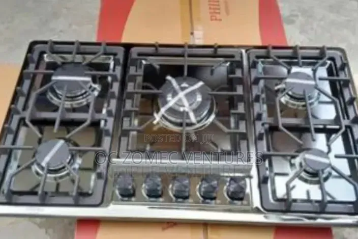 5 Burner Silver Base