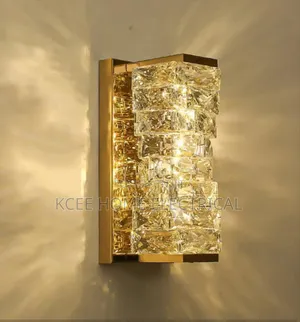 Modern Designer Led Crystal Wall Sconce Light