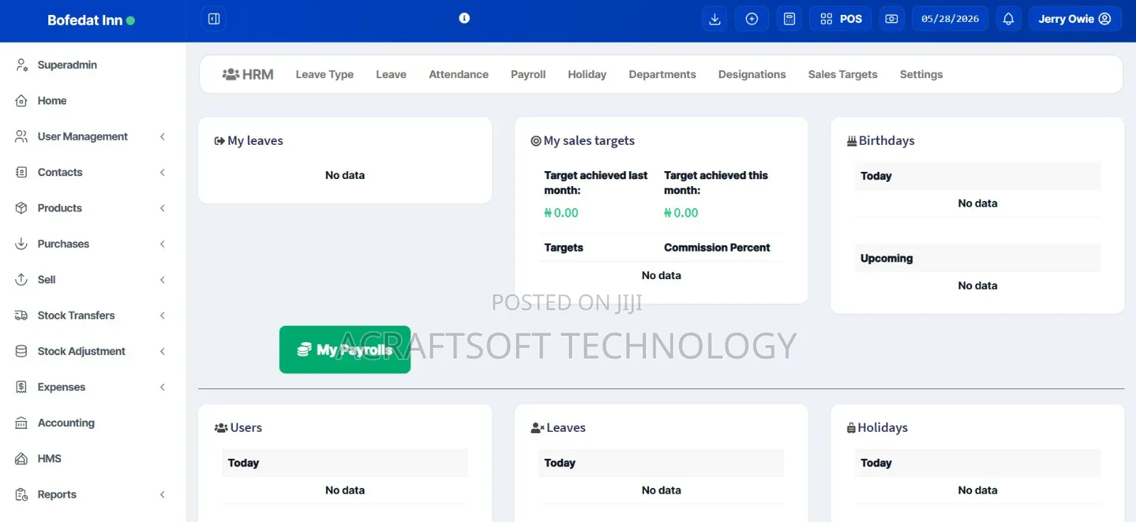 Complete Hotel Management Software With Pos