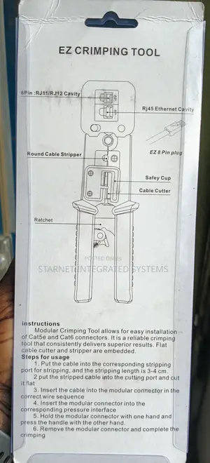 Tools Rj45 Pass Through Crimping Tool