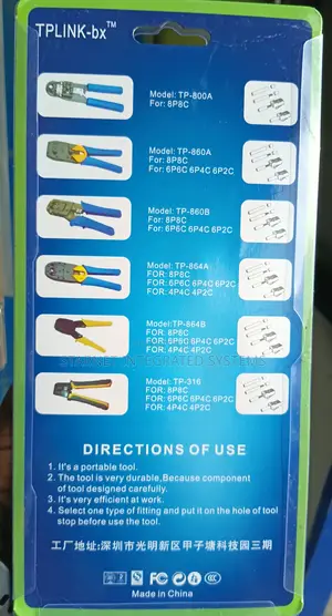 Tp-Link Rj45 Crimping Tools