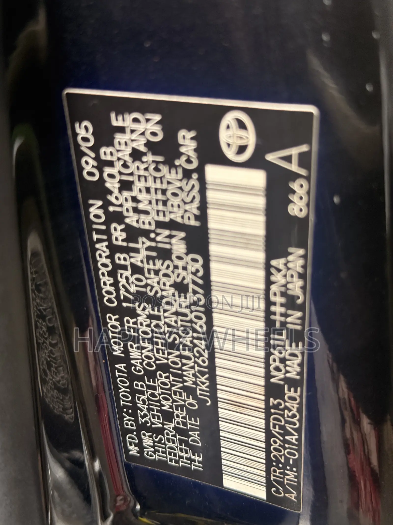Scion xA Base 2006 Black
