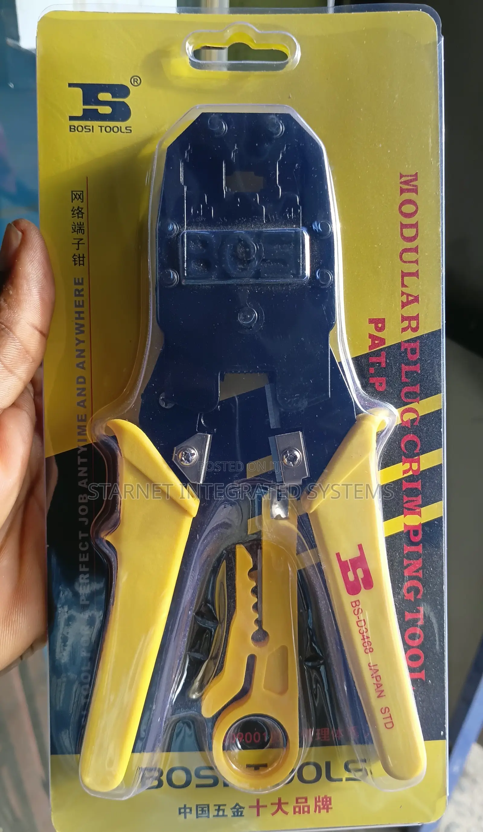 Bosi Tools Rj45 Modular Plug Crimping Tool