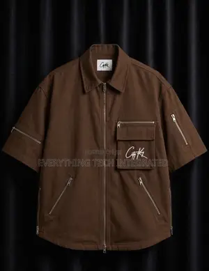 Zipped Oversized Shirt and Short