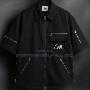 Zipped Oversized Shirt and Short