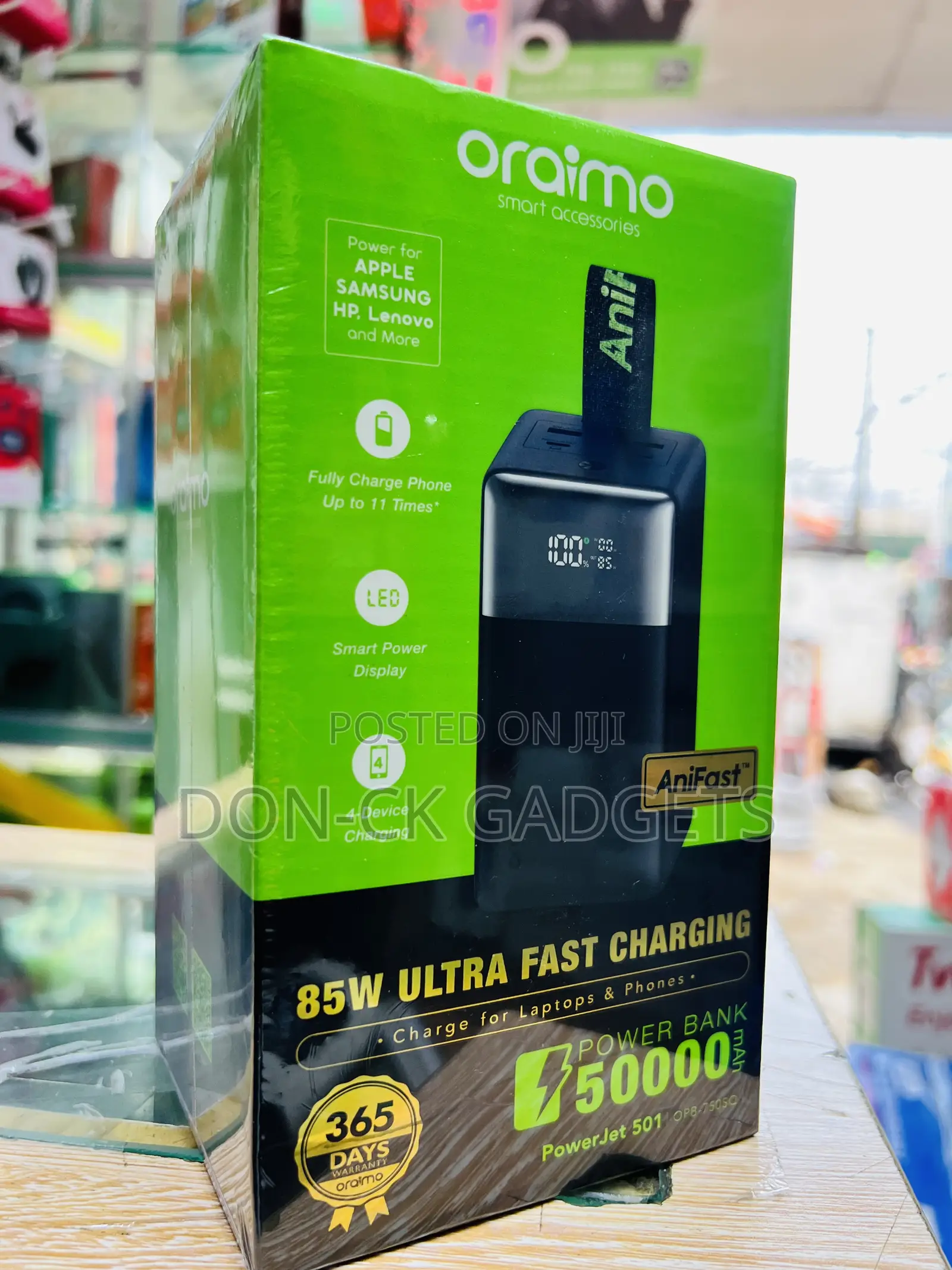 Oraimo Laptops and Phones Power Bank