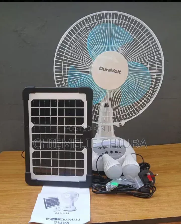 Solar Table Fan