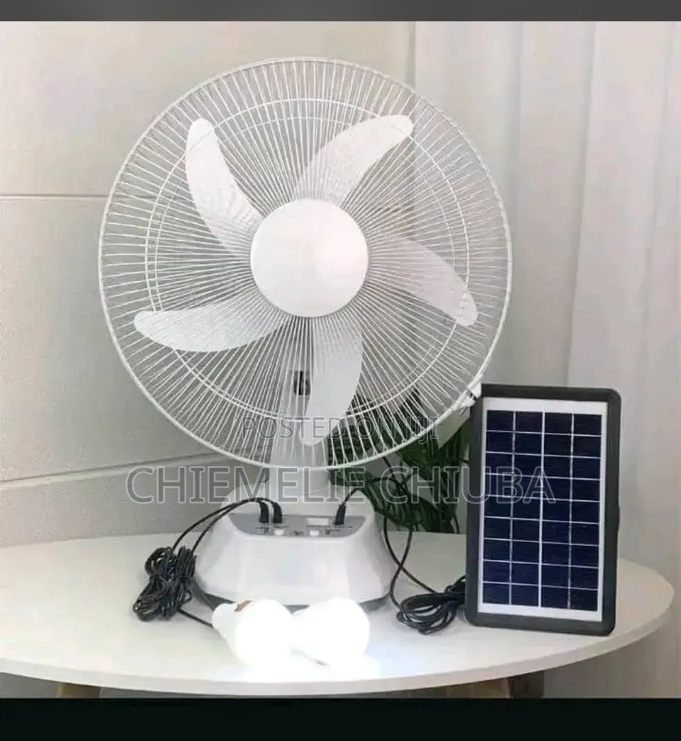 Solar Table Fan