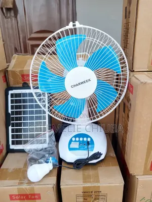Solar Table Fan