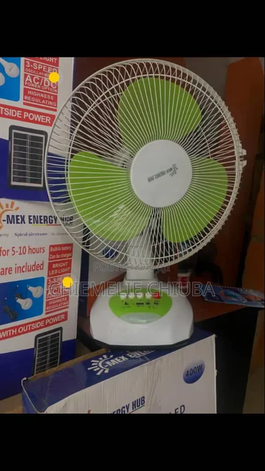 Solar Table Fan