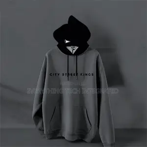 City Two Toned Pull-Over Hoodie