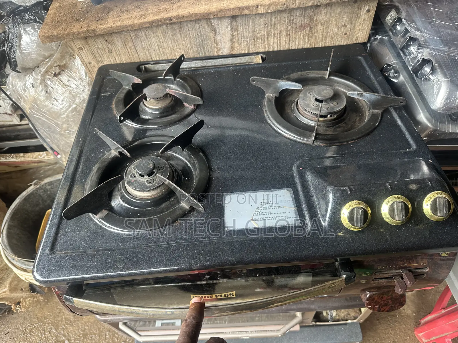 Cooking Burner With Oven Function
