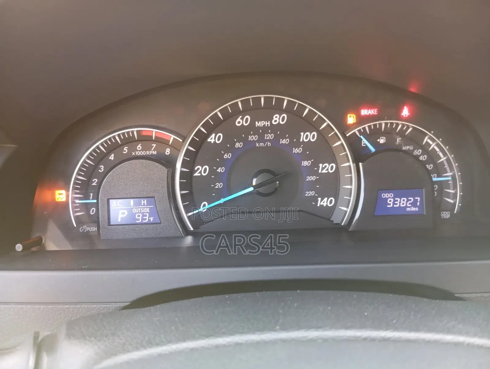 Toyota Camry 2012 Silver