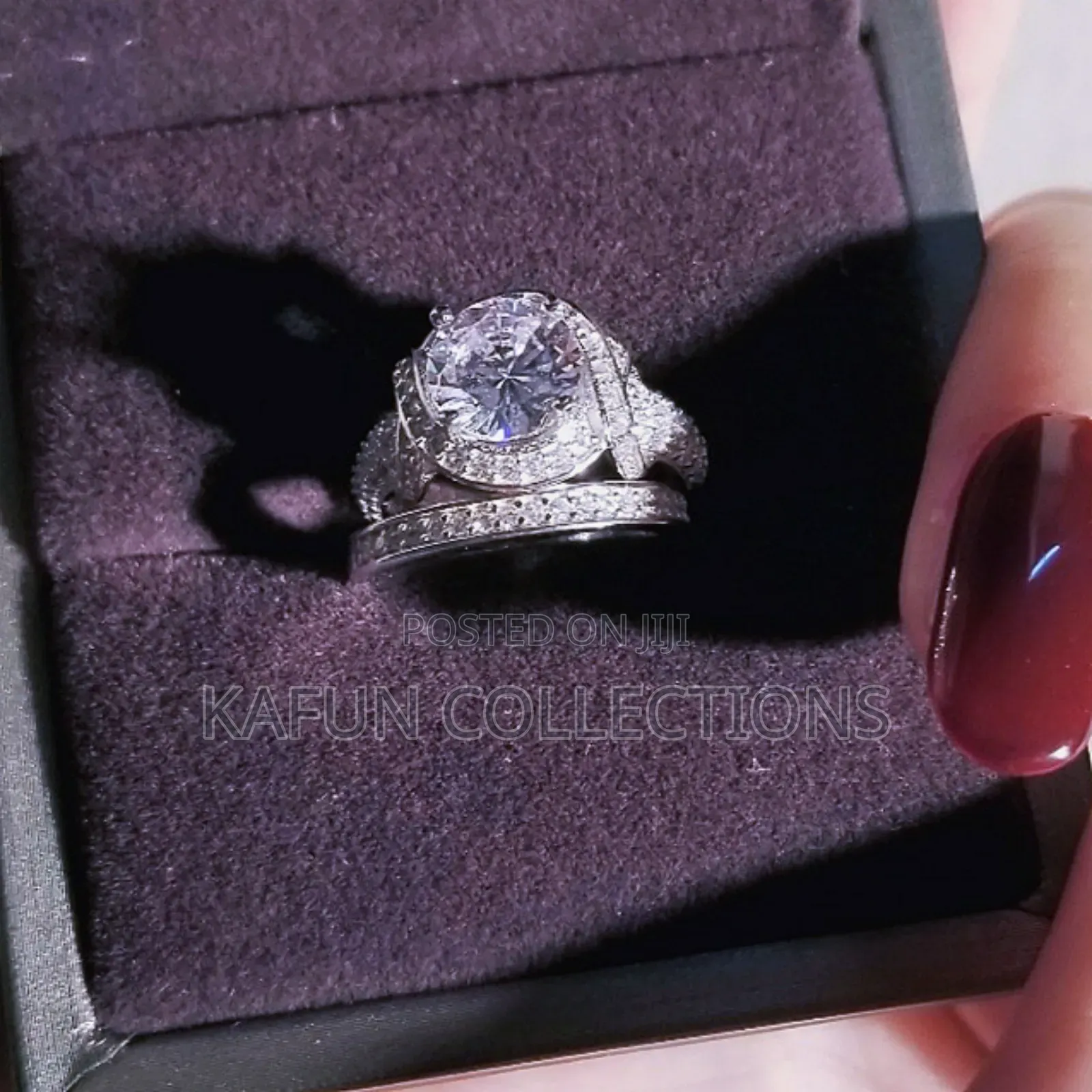 Solid Zirconia Female Wedding Ring