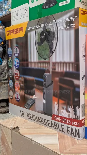 Qasa 18" Rechargeable Fan (Model: QRF-8918 Jazz)