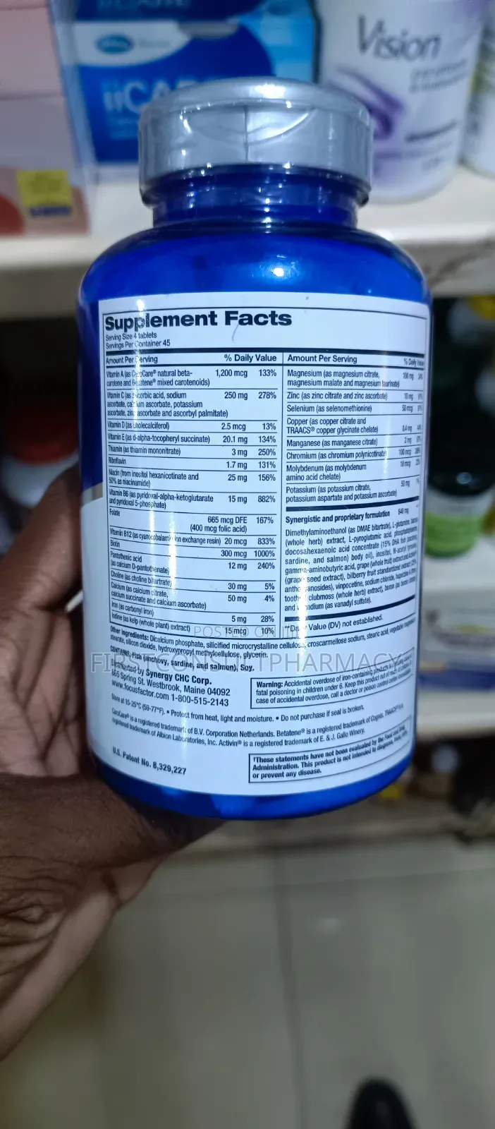 Focus Factor Nutrition for the Brain X 180