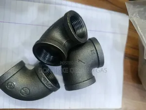 25mm Black Steel Elbow