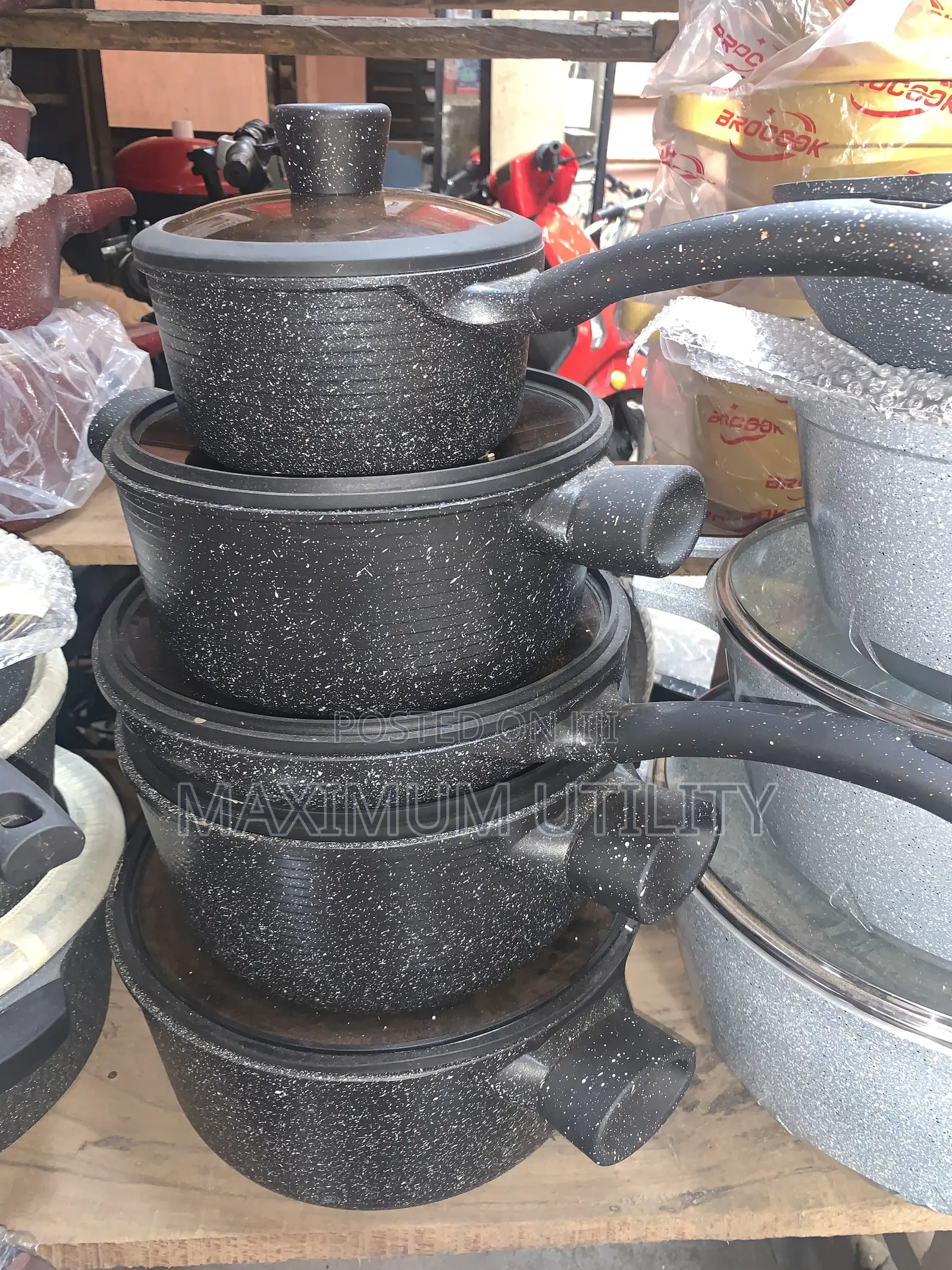 10 PCS Casserole Cookware Set Pot