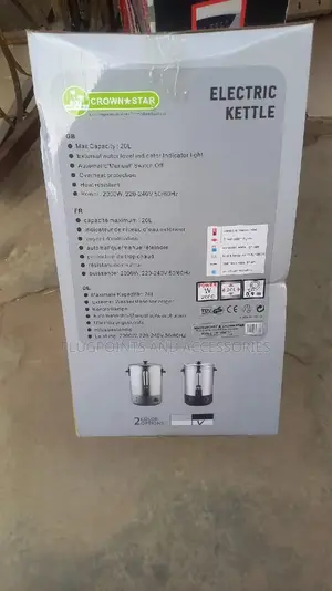 Crown Star Electric Kettle 20liters