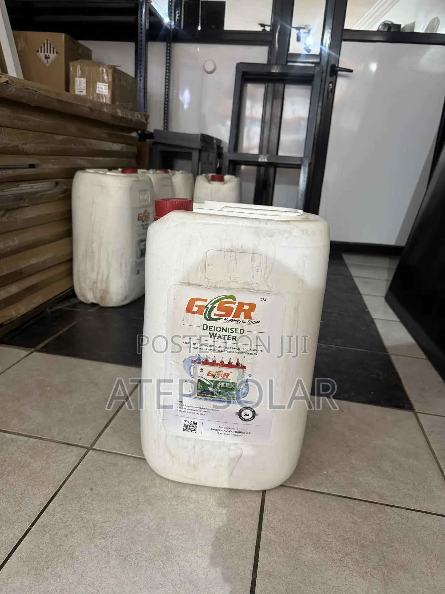 GSR Original Distilled/ Deionized Water