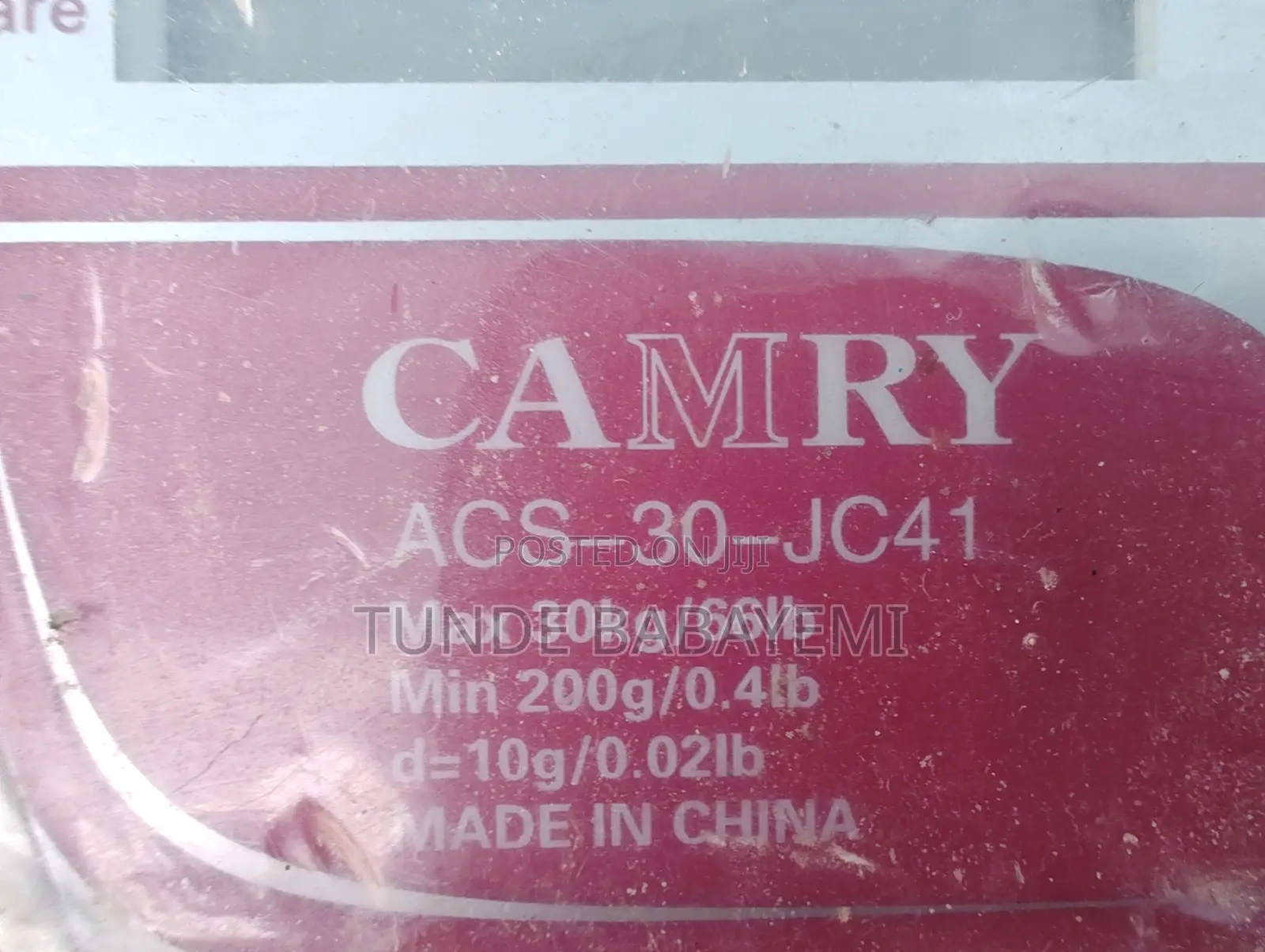 Camry Scale