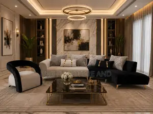 Imported L Shape Sofa + 4sitter Dining Set