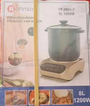 Rohnson 8l 1200w Fufu/Ugali/Banku Pounded Yam Maker