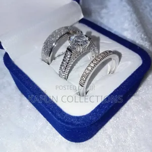Long-lasting.Solid Zirconia. And Titanium Steel. Couples Ring Set