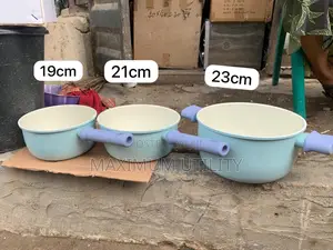 Non Stick Coated Pot Set Without Cover