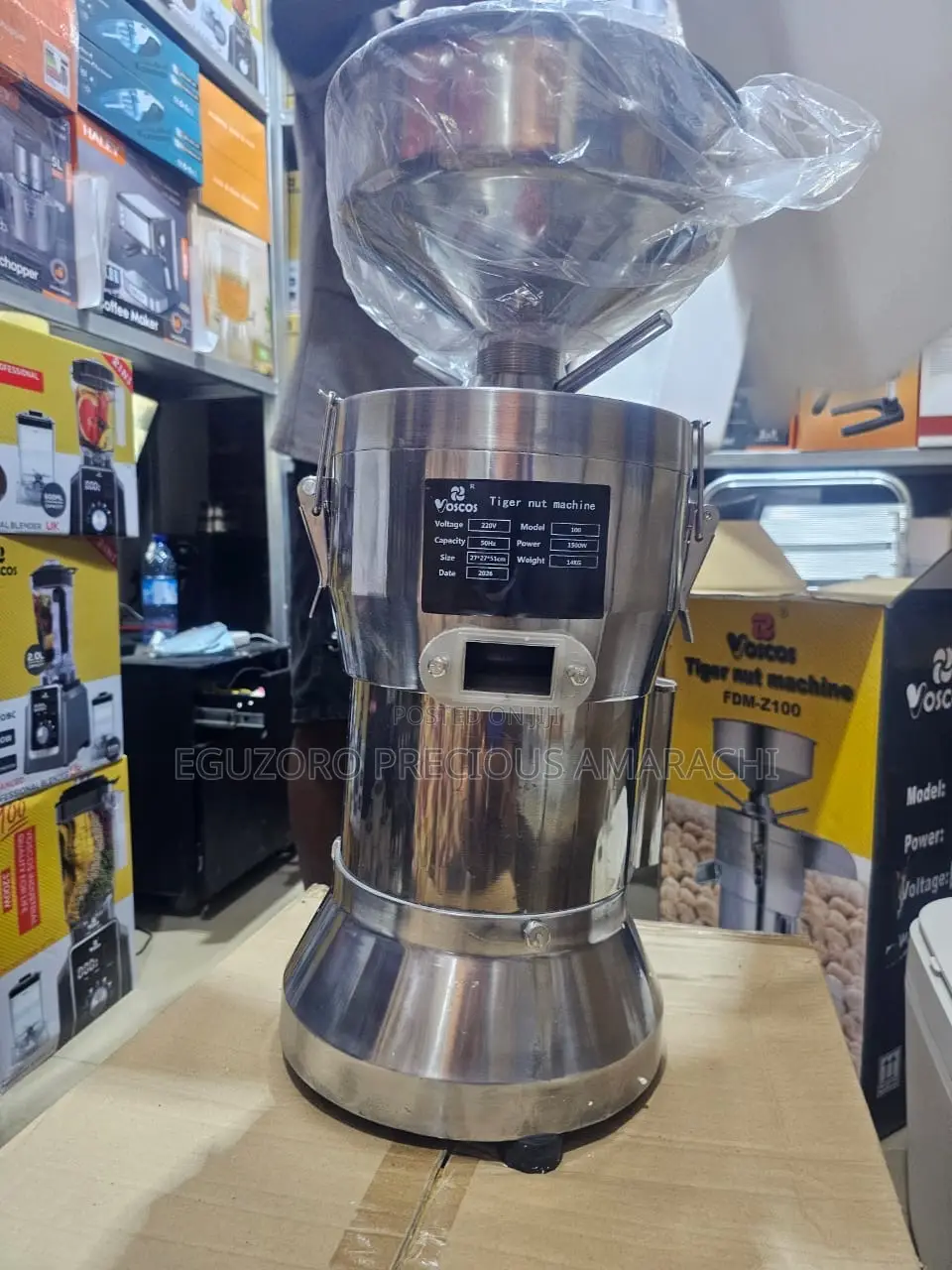 Voscos Tigernut Extractor Machine