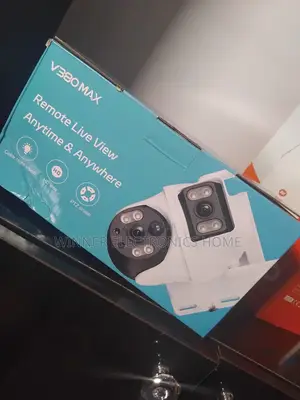V380 Max Dual Lens Solar Powered CCTV Surveillance Camera