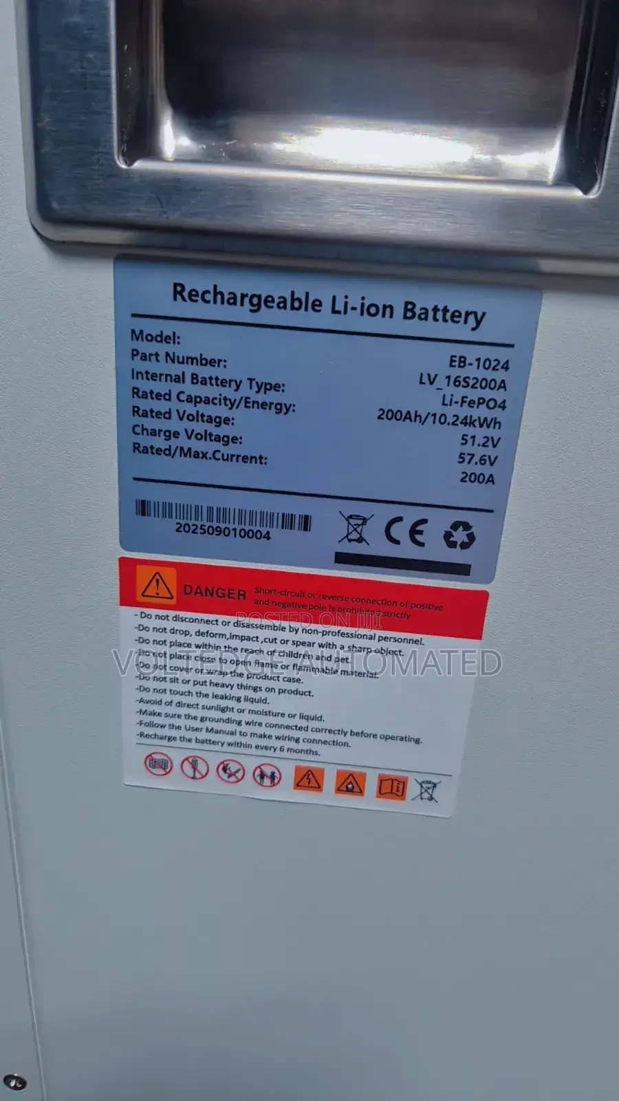 10kwh Luxsun Lithium Battery