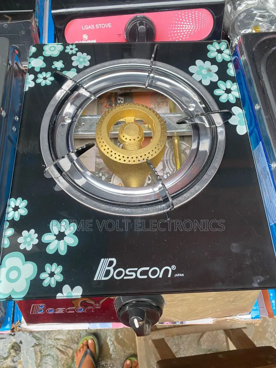 Boscon 1 Burner Glass Top Cooker