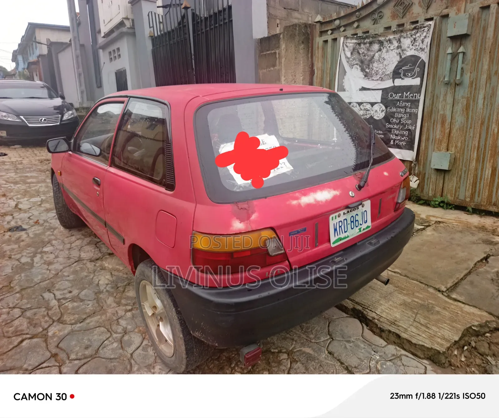 Toyota Starlet 1999 Red