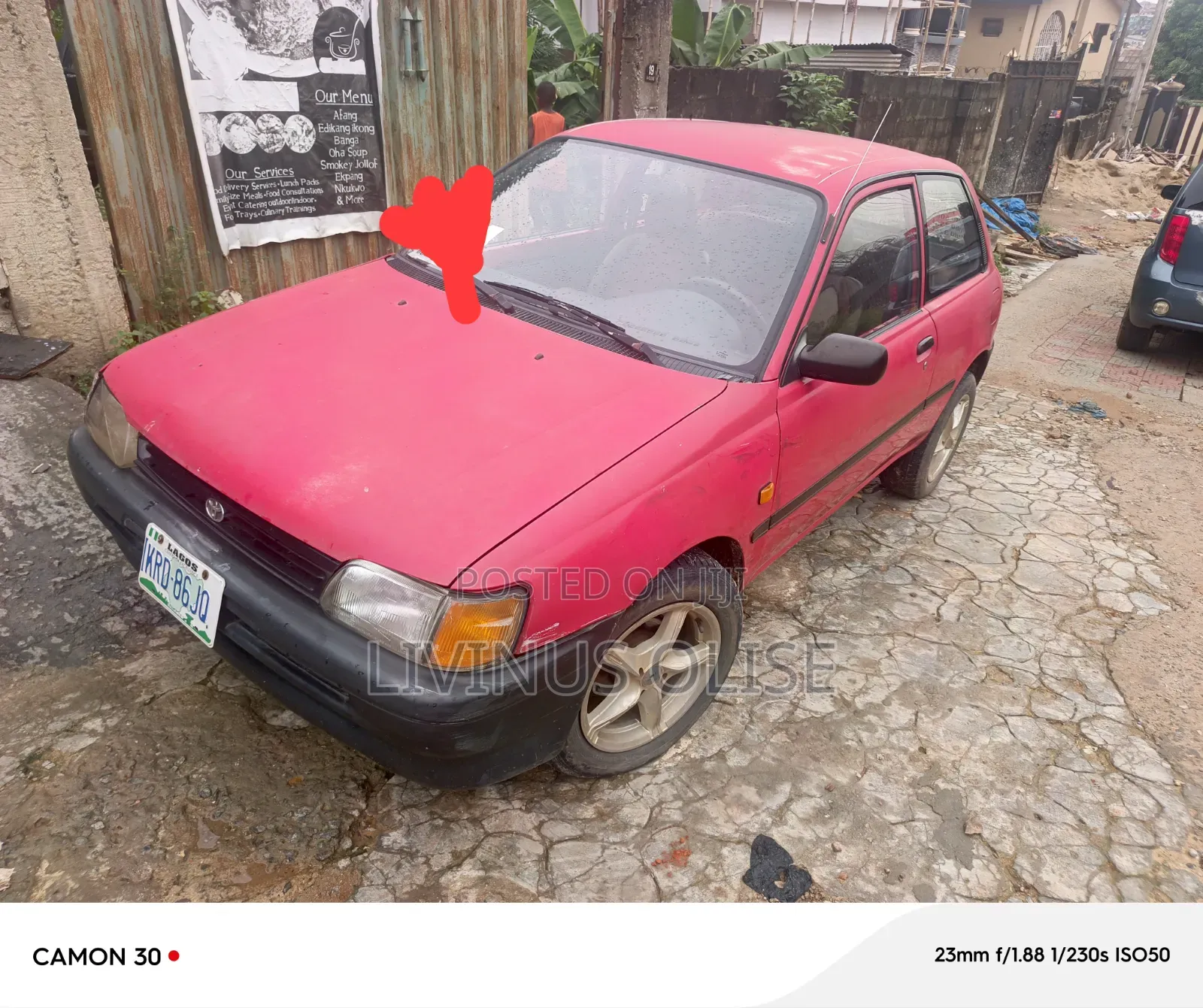 Toyota Starlet 1999 Red
