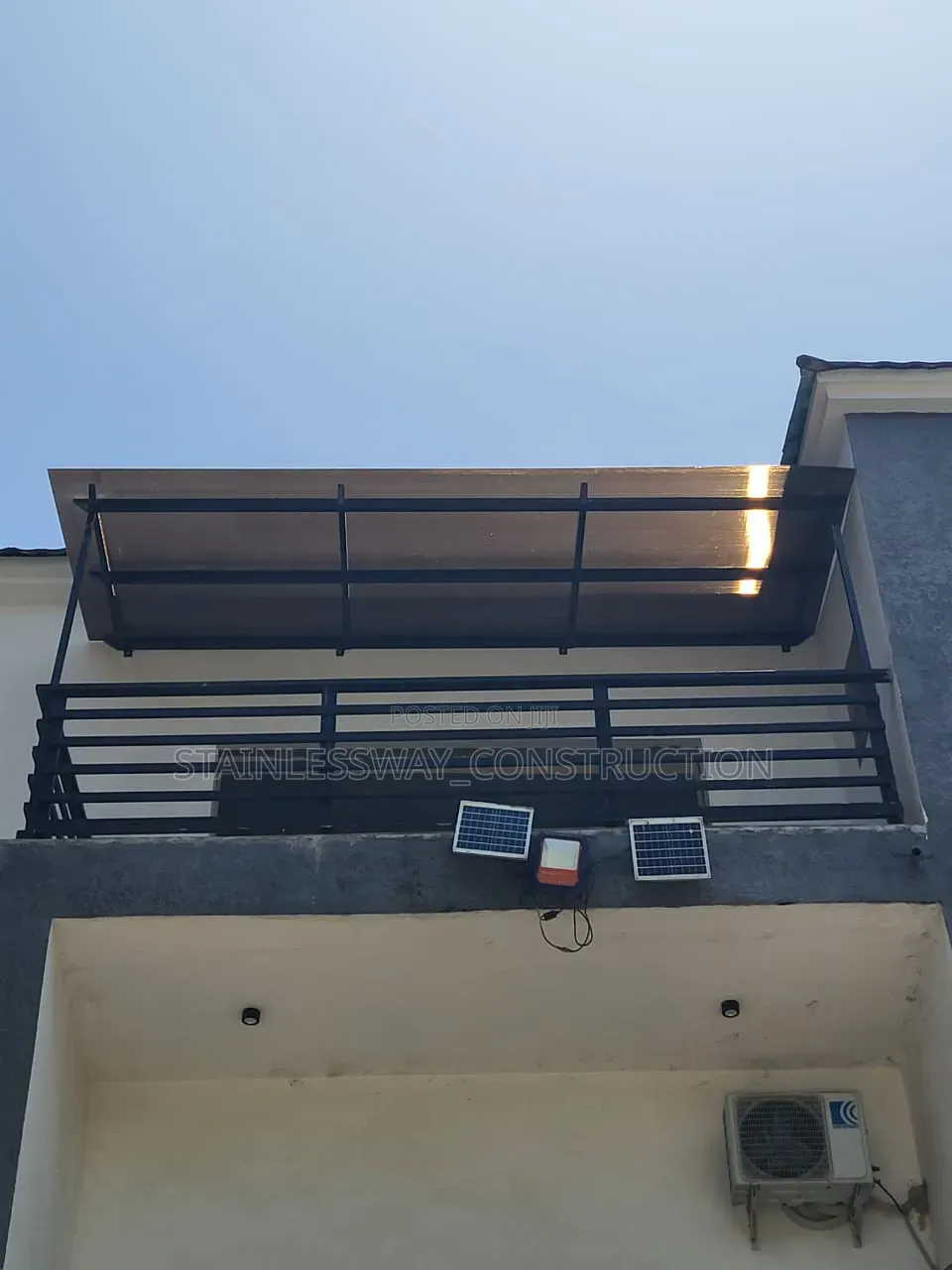 Entrance Cover With Skylight Sheet