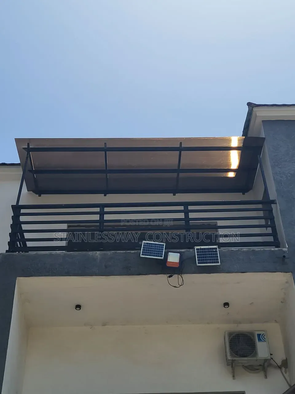 Entrance Cover With Skylight Sheet