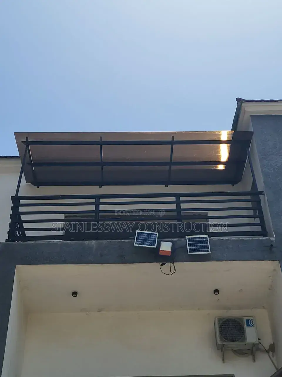 Entrance Cover With Skylight Sheet
