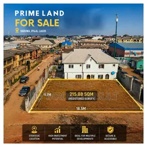 Prime Corner Piece Land in Baruwa Lagos.