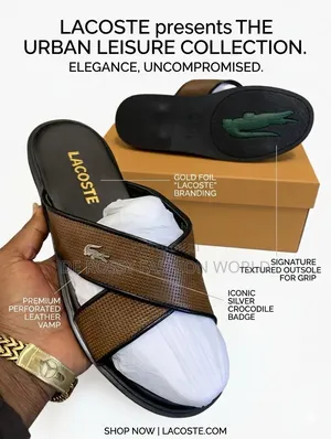 Quality Lacoste Slippers