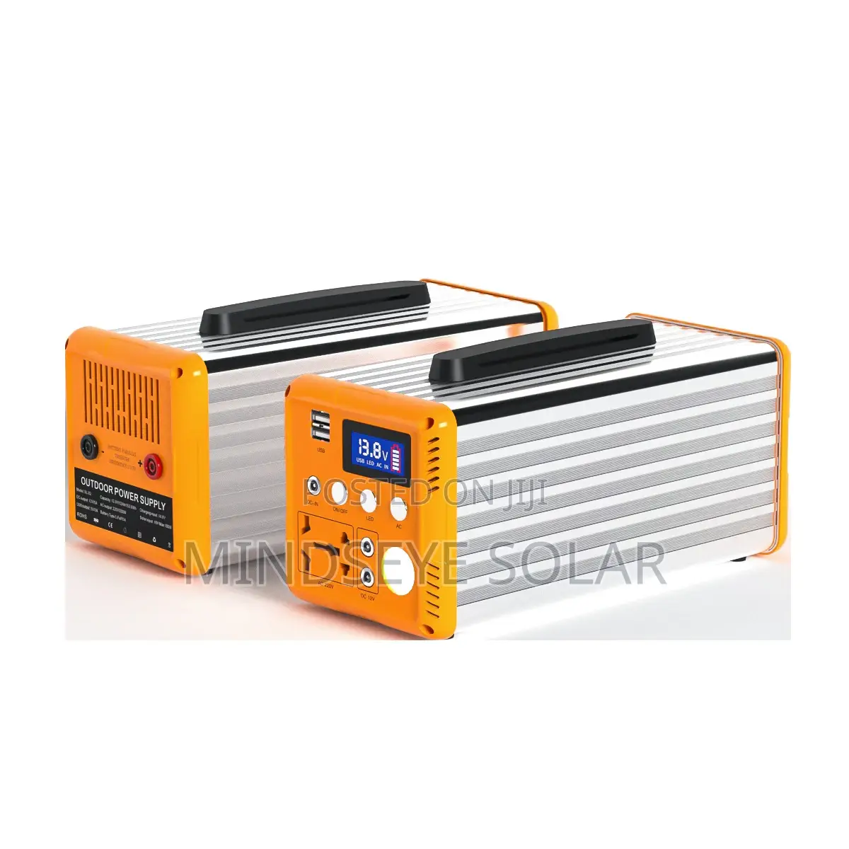 200w Portable Solar Generator + Solar Panel — Lithium Battery