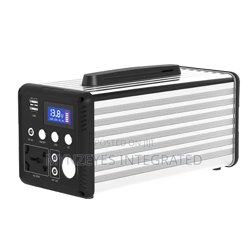 200w Portable Solar Generator + Solar Panel — Lithium Battery
