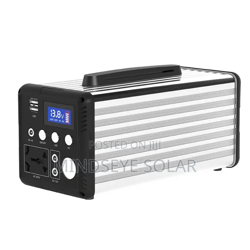 200w Portable Solar Generator + Solar Panel — Lithium Battery