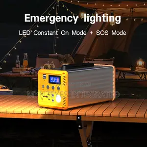 200w Portable Solar Generator + Solar Panel — Lithium Battery